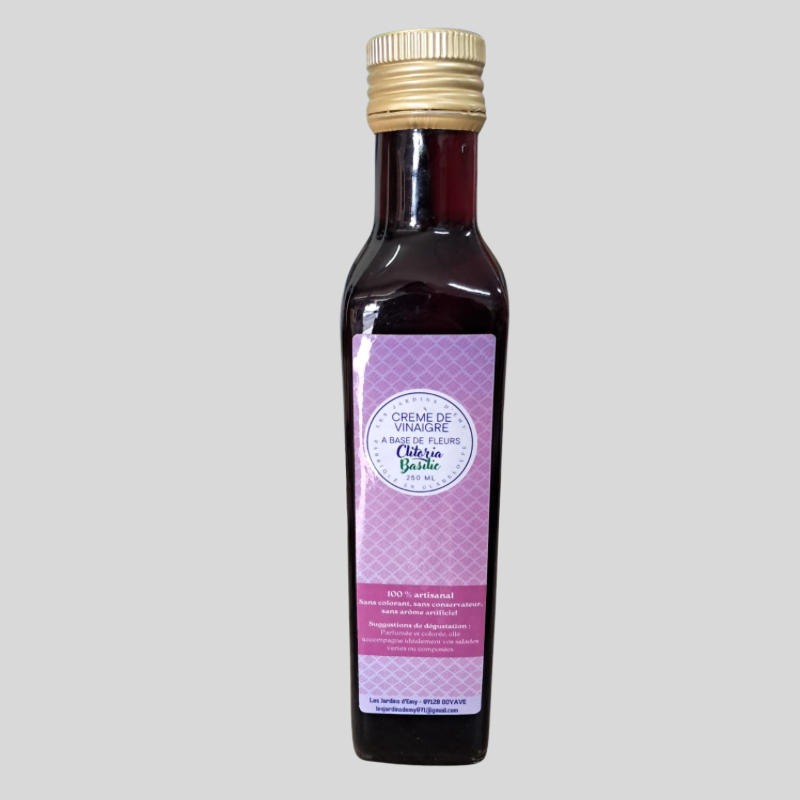 Crème de vinaigre Clitoria Basilic